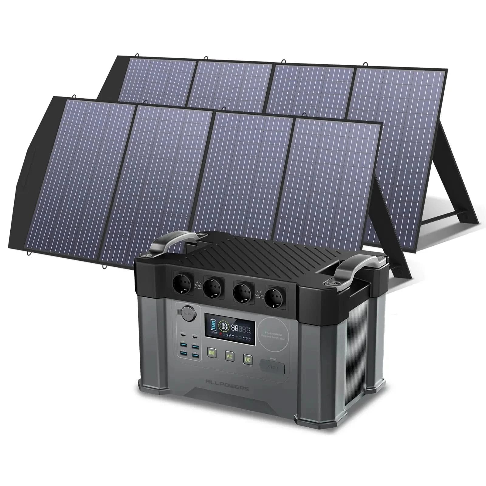 ALLPOWERS Solar Generator Kit 2000W (S2000 + SP033 200W Solar Panel)