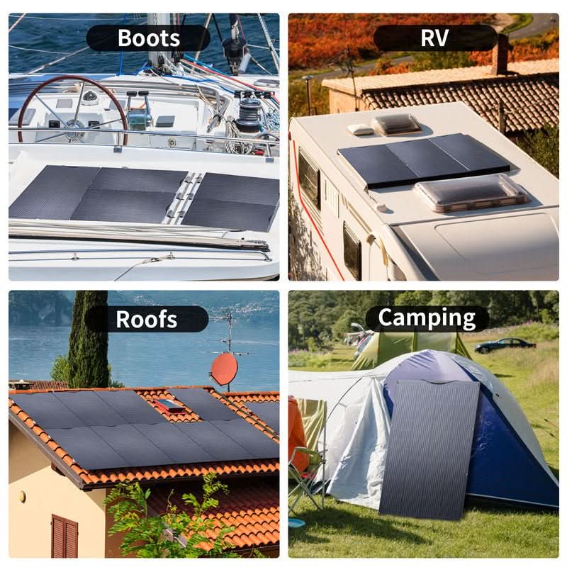 ALLPOWERS Solar Generator Kit 1500W (S1500 + SF200 200W Flexible Solar Panel)